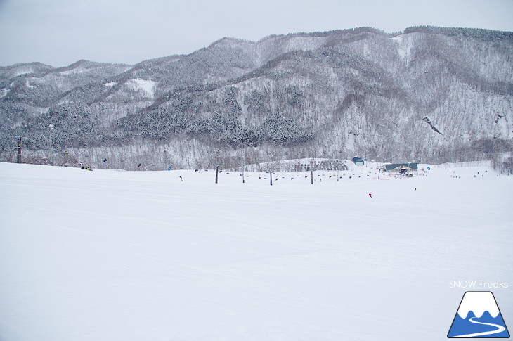 新十津川町そっち岳スキー場 雪山で子供たちが大はしゃぎ!!